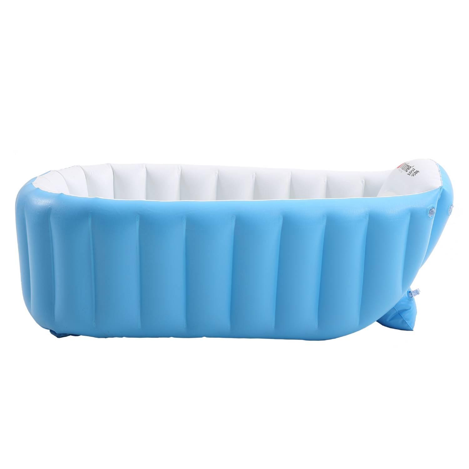 Aufblasbare Badewanne für Babys - Blau