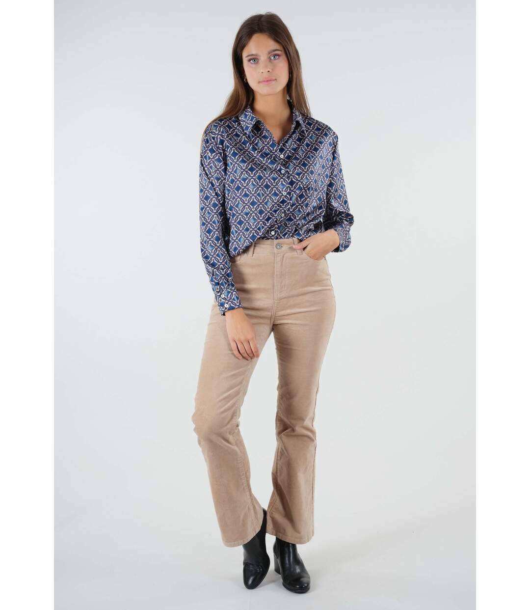 Chemise imprimé géometrique TAOMA