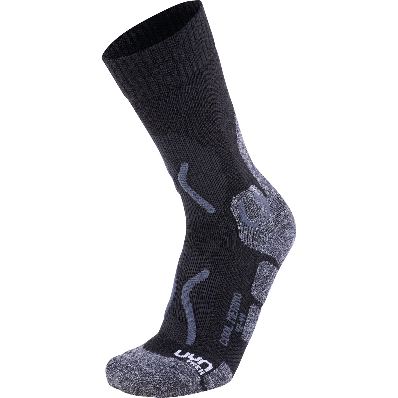UYN Trekking cool merino Socken Herren 35-38, schwarz
