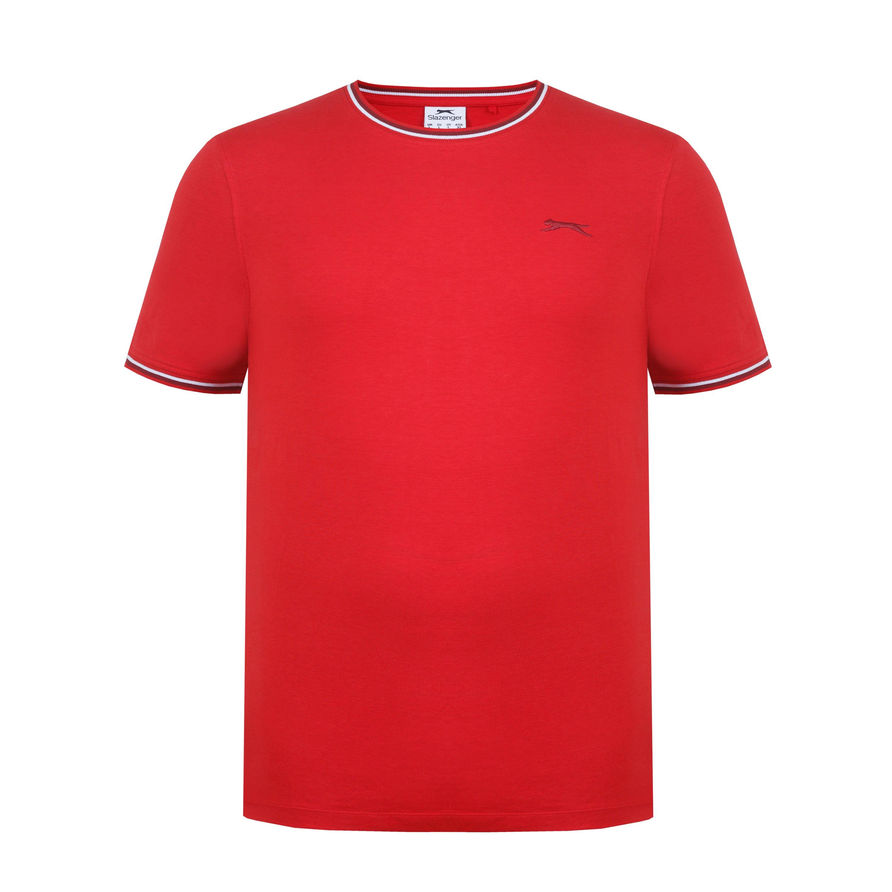 Slazenger Tipped T Shirt Mens
