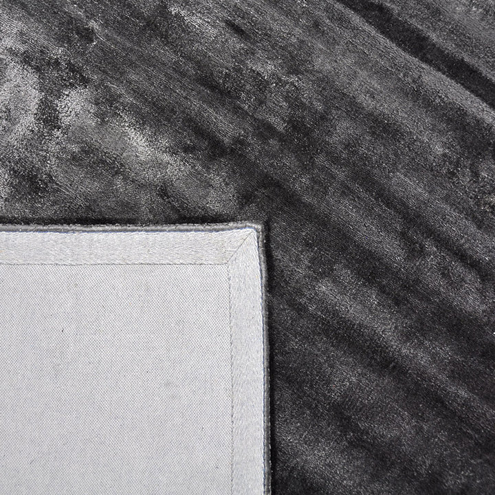 Viscose vloerkleed - Frederique Taupe | Zijdezacht