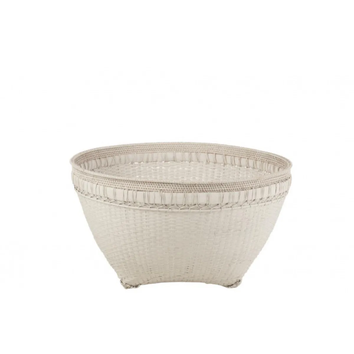 Dansmamaison Panier Extra Large Rond - Blanc