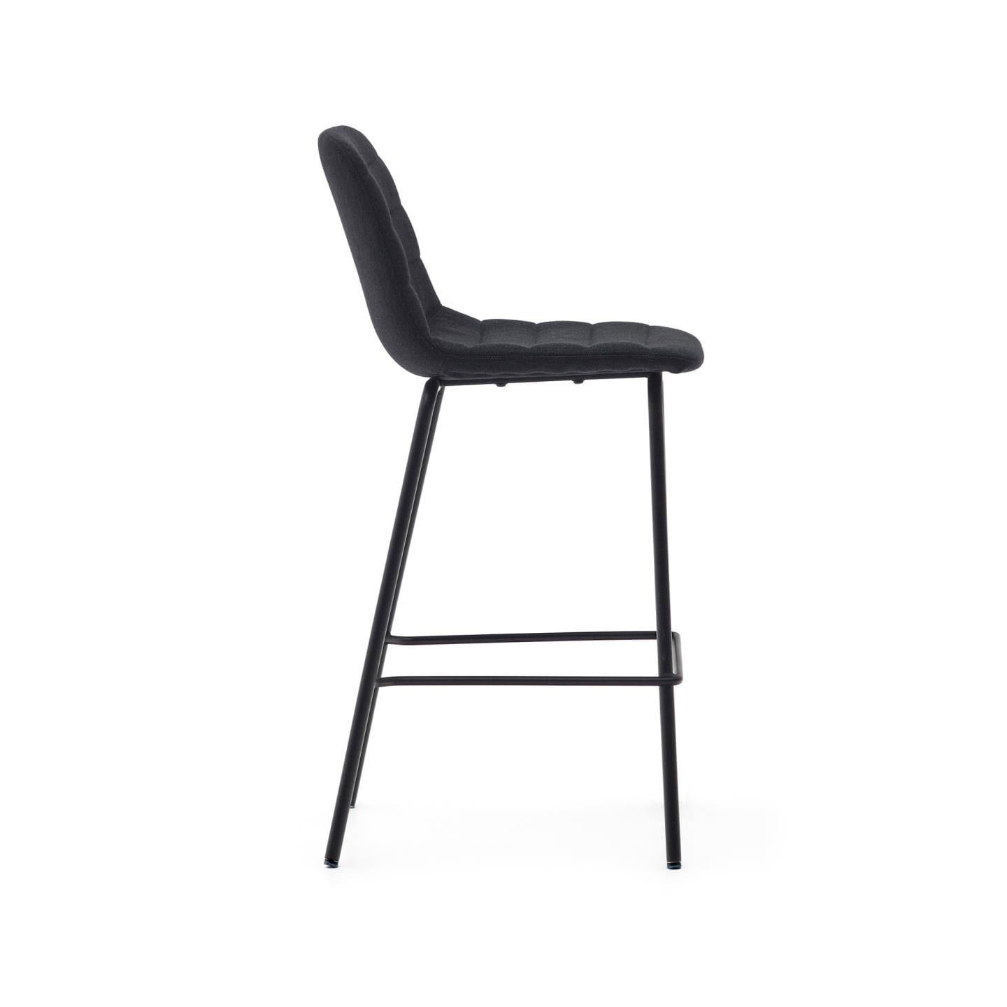 Kave Home Barhocker ZUNILDA schwarz/mattschwarz
