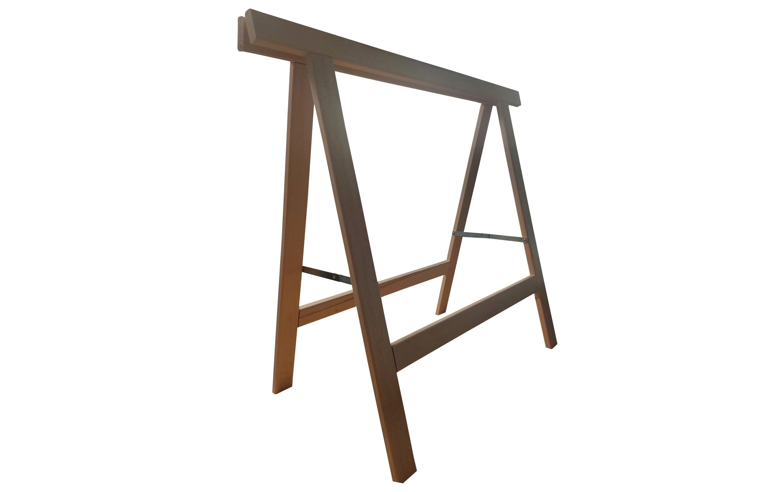 Bockleiter aus Buche 90 x 80 cm, NaturfarbenArbeitsbock