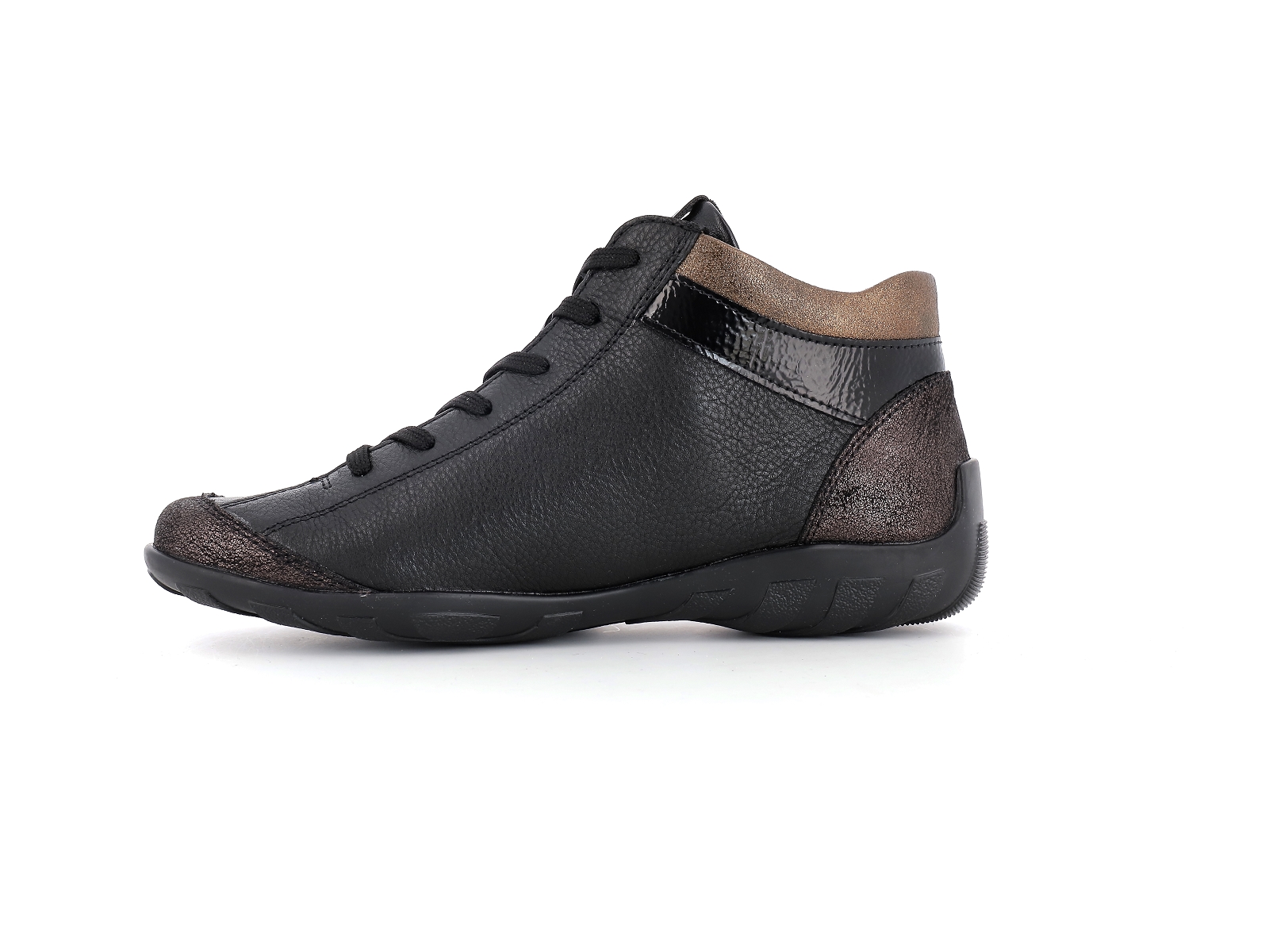 Remonte-R3477 Cuir Noir Marron