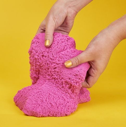 Kinetic Sand KNS RFL 2lb ShmrSdCrystal Pink GML