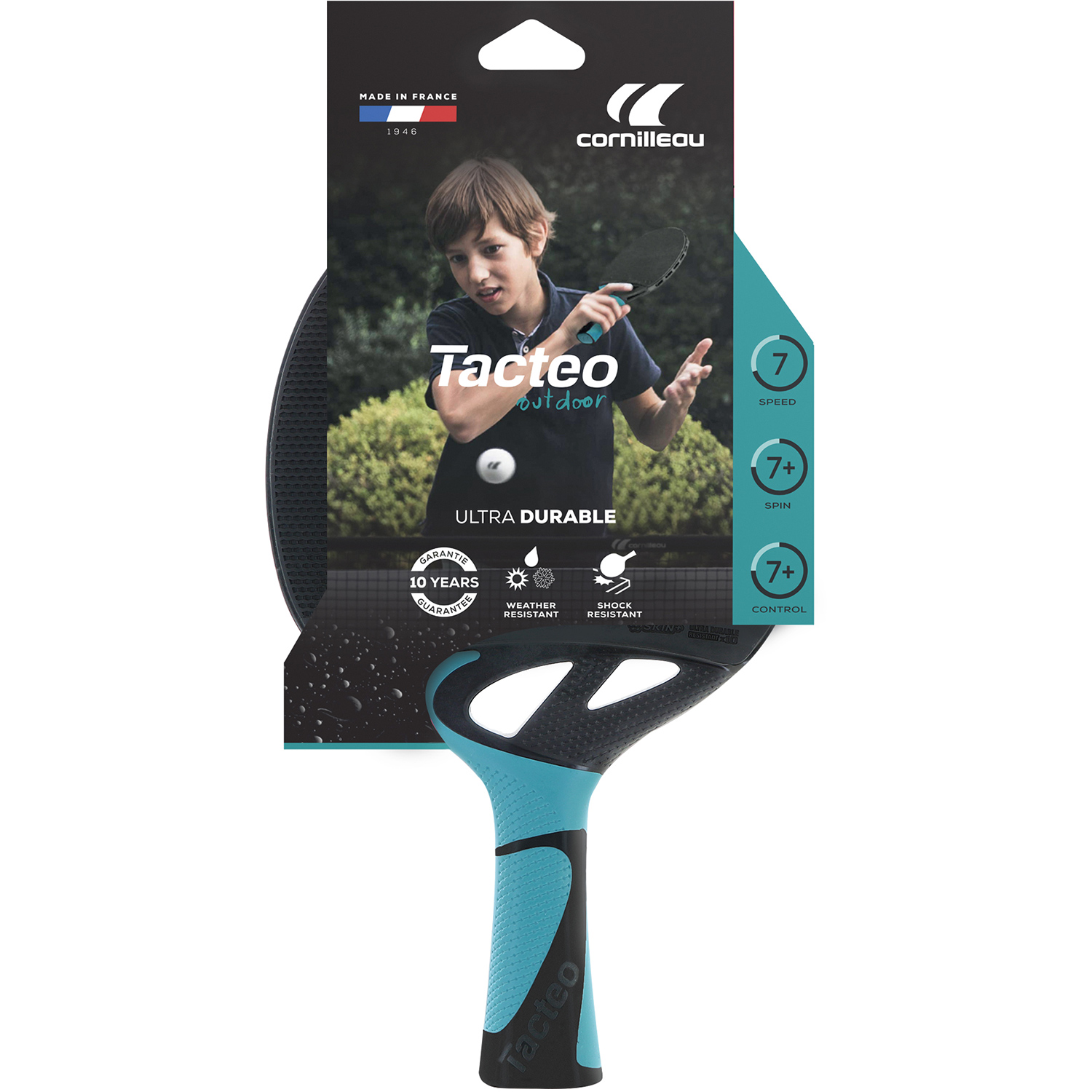 Cornilleau Tacteo tafeltennisbat - Blue