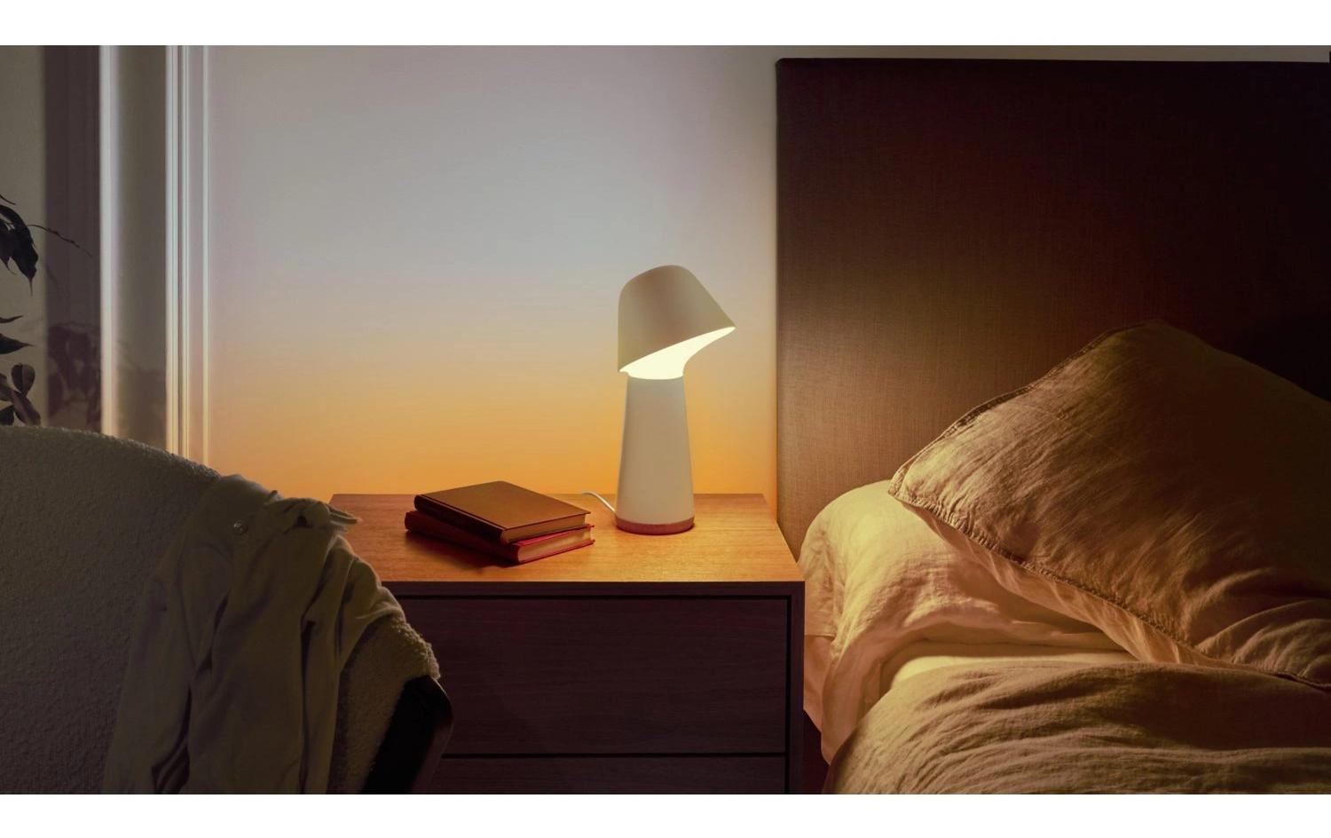 Tischleuchte White & Color Ambiance Twilight weiss<br>Smarte Nachttischlampe zum Schlafengehen und Aufwachen