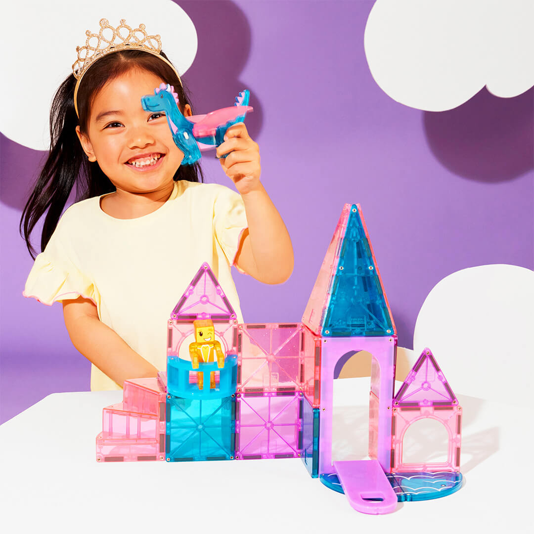 Magna-tiles magnetische tegels castle - 25st