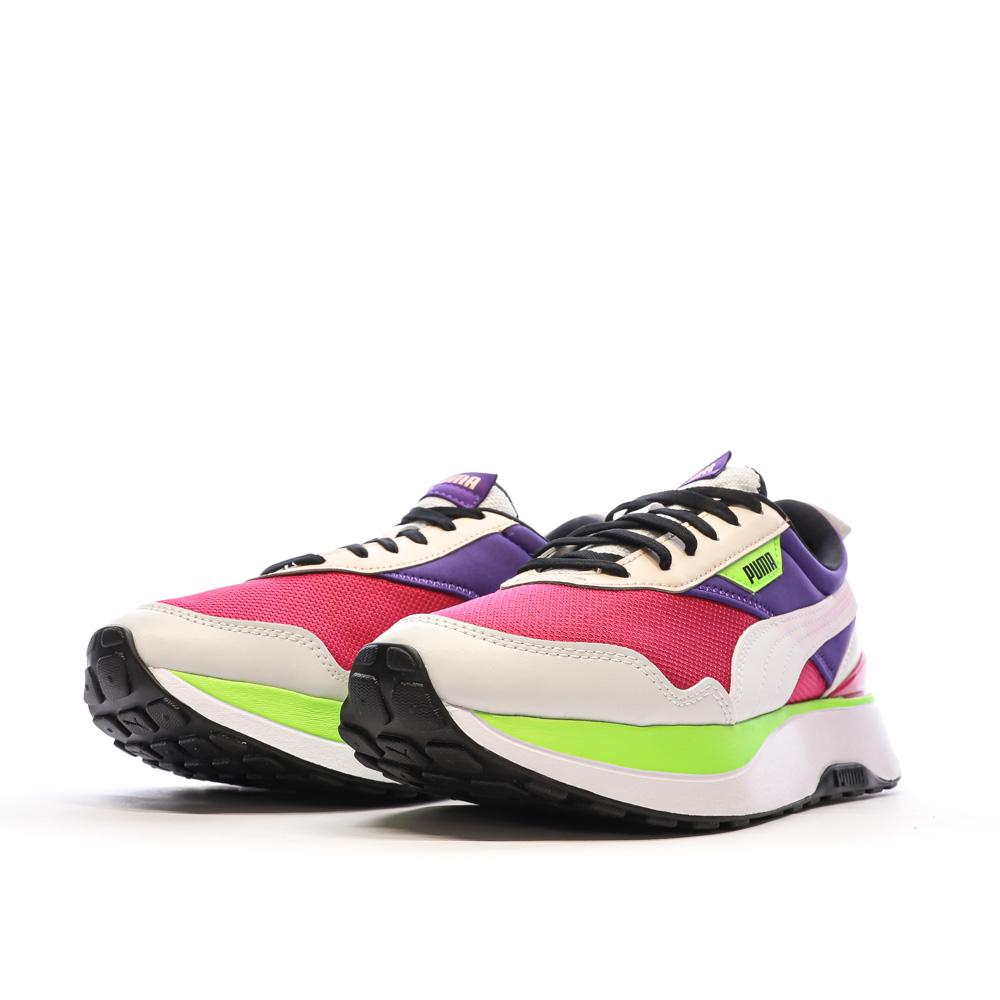 Puma Baskets Violette/Jaune Femme Puma Cruise Rider