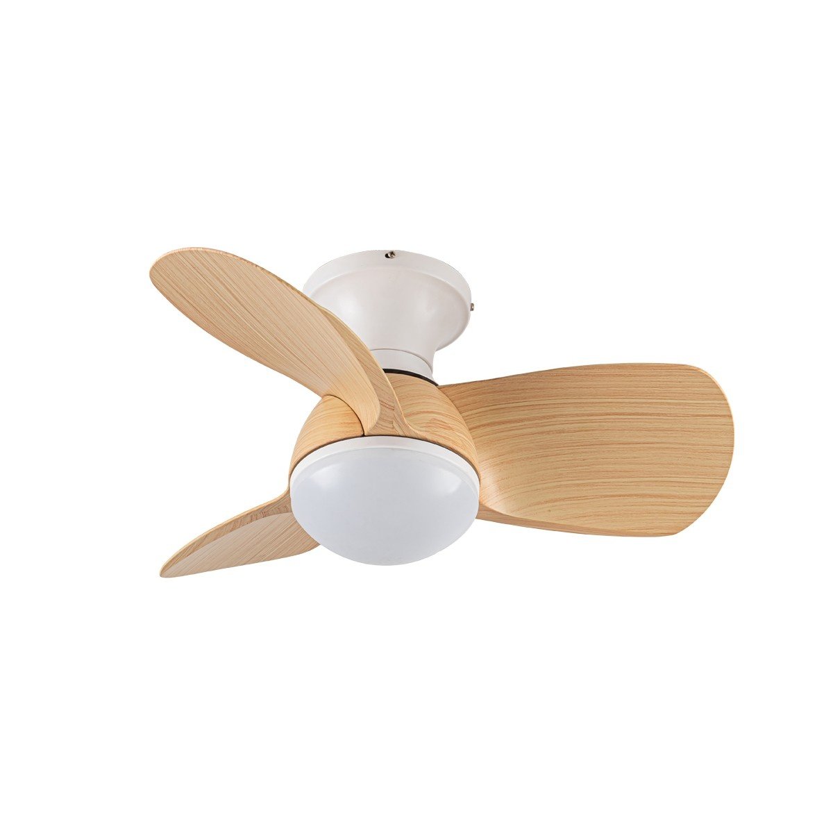 CristalRecord Plafondventilator Epona Mini Ã 64 cm hout wit