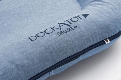 DockATot Deluxe+ Babynest, Indigo Chambray