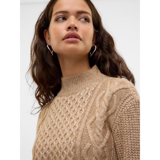 Vero Moda Universe Striktrøje, Silver Mink, M
