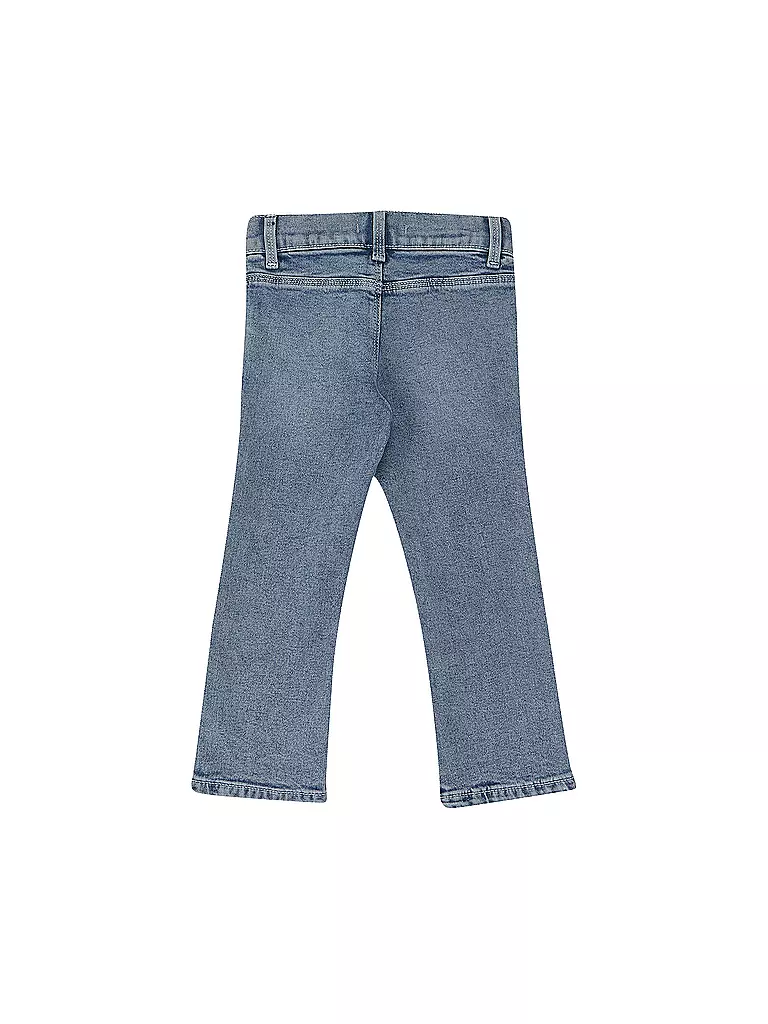 S.OLIVER Mädchen Jeans Flared Fit  blau