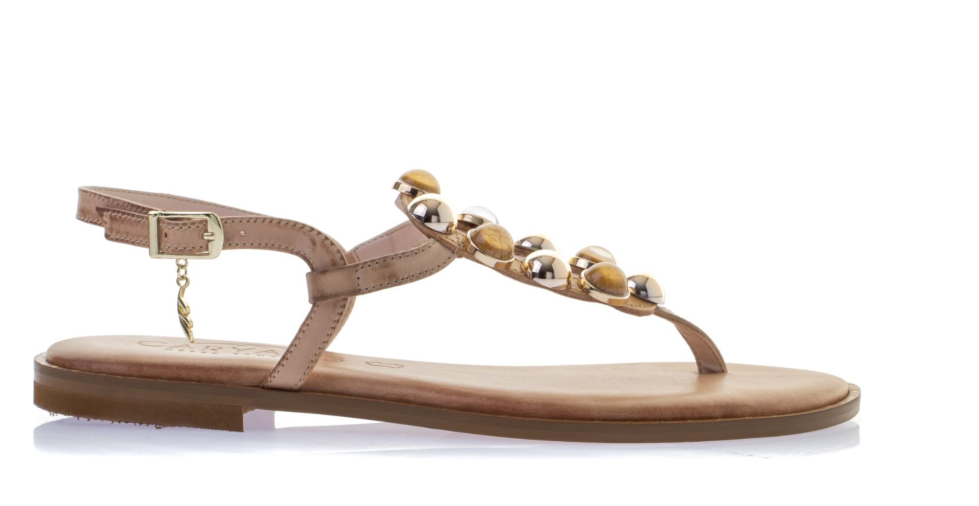 Caryatis Leather Sandals