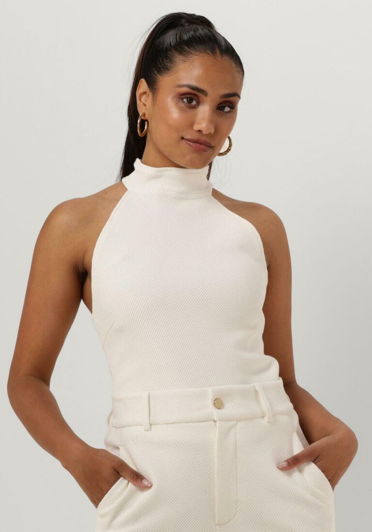 VANILIA witte vanilia top struc clean halter