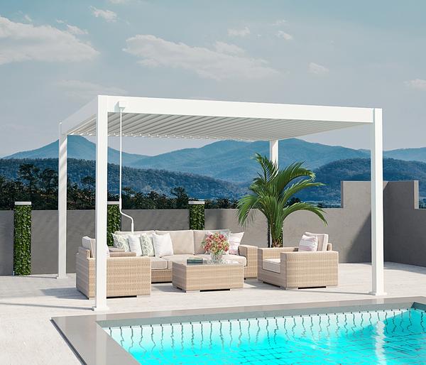 Weide Deluxe Pergola Voll-Alu, ca.