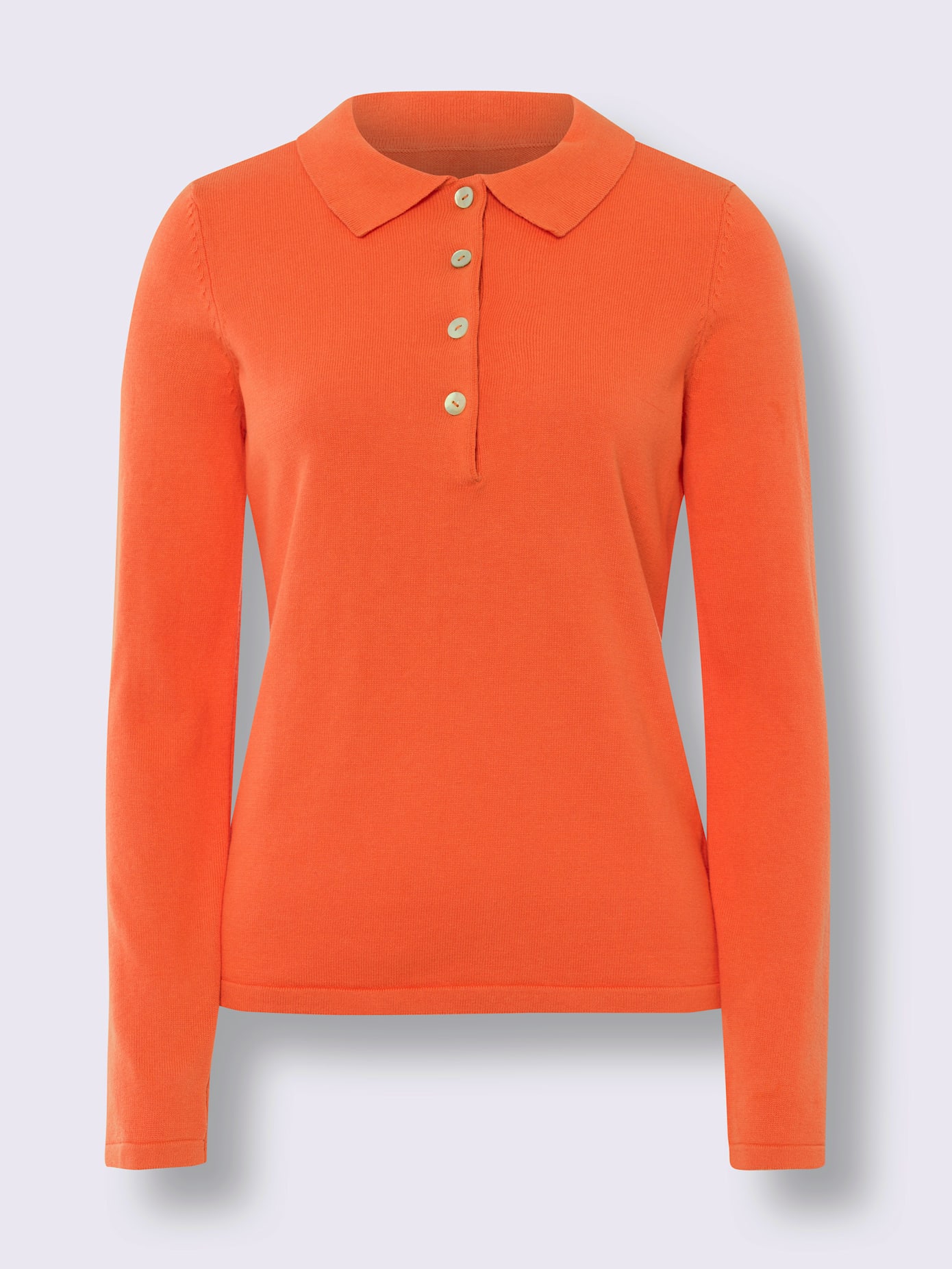 Pull polo style polo classique avec patte de boutonnage et boutons