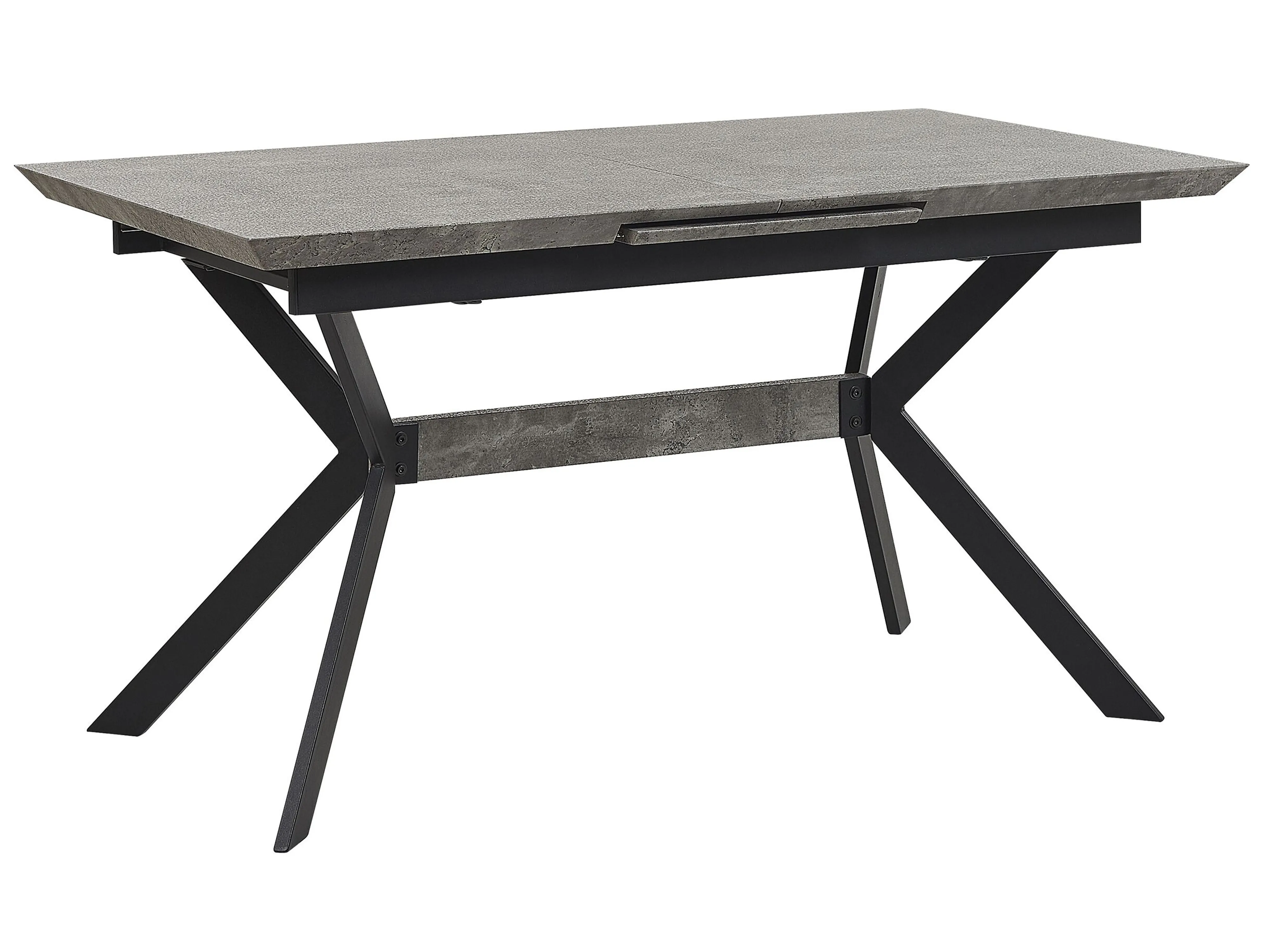 Eettafel uitschuifbaar BENSON Lichtgrijs 80 cm 140/180 cm