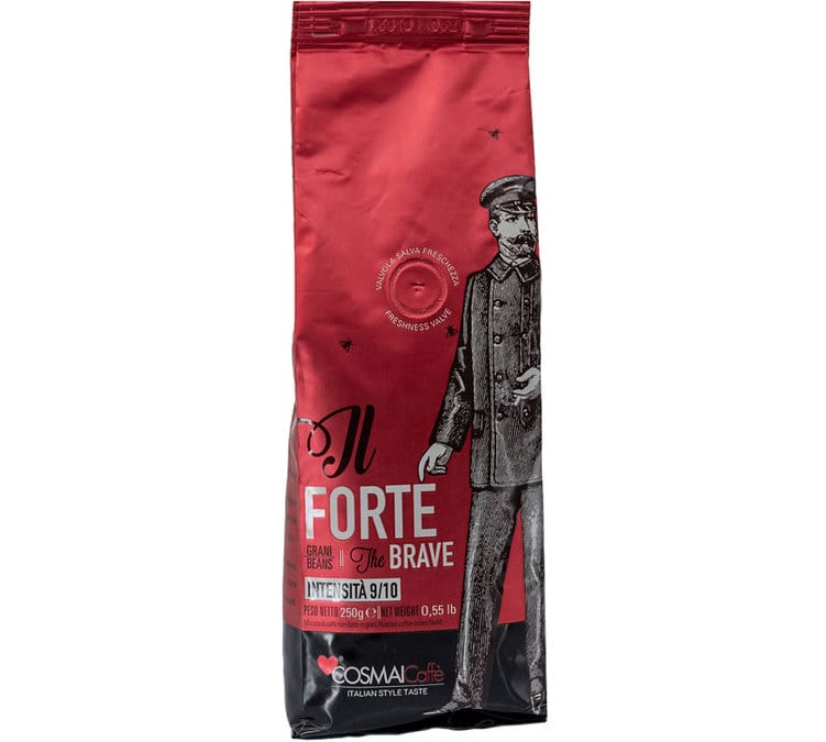 250 g- Café en grain The Brave - COSMAI CAFFE