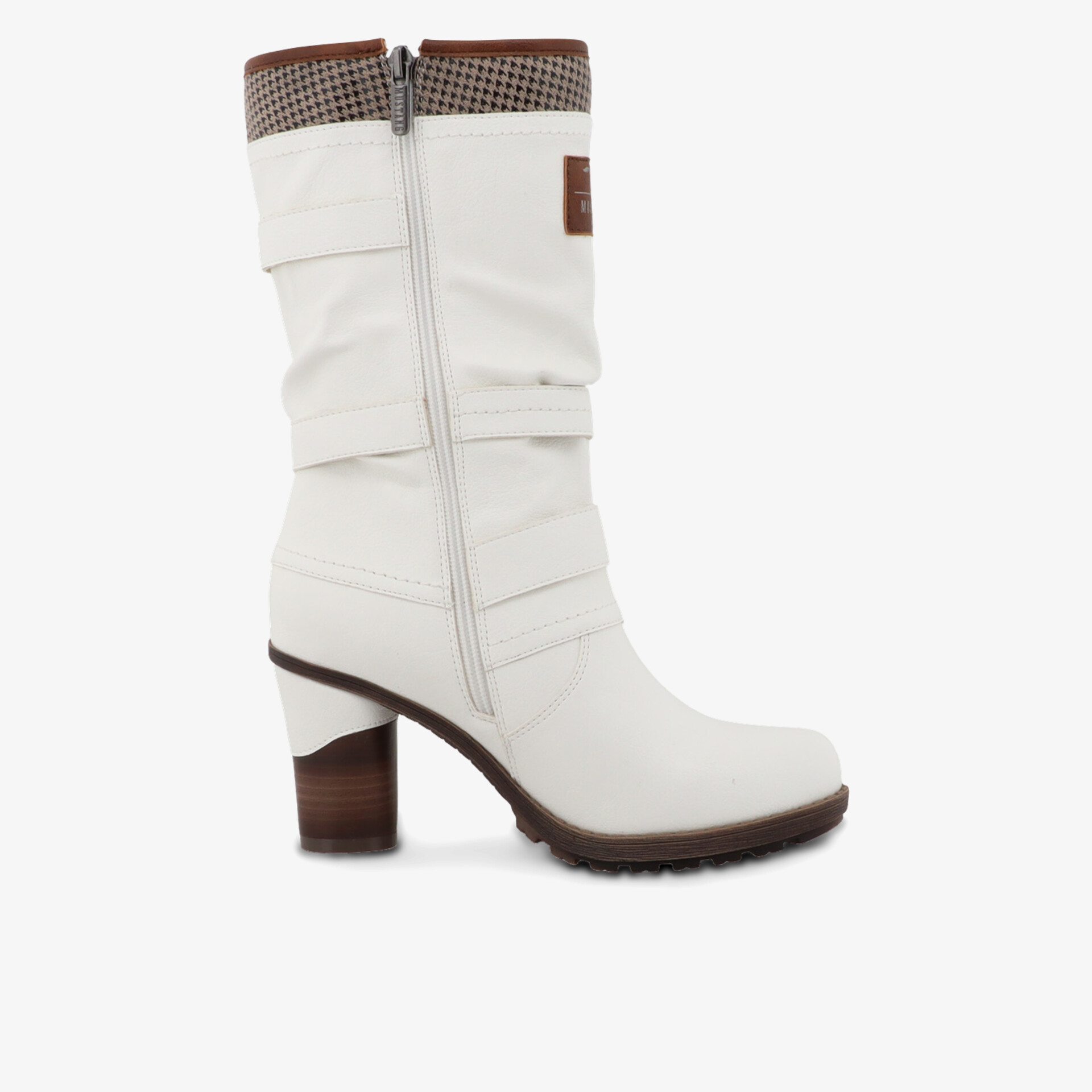 MUSTANG Damen klassische Stiefel weiß