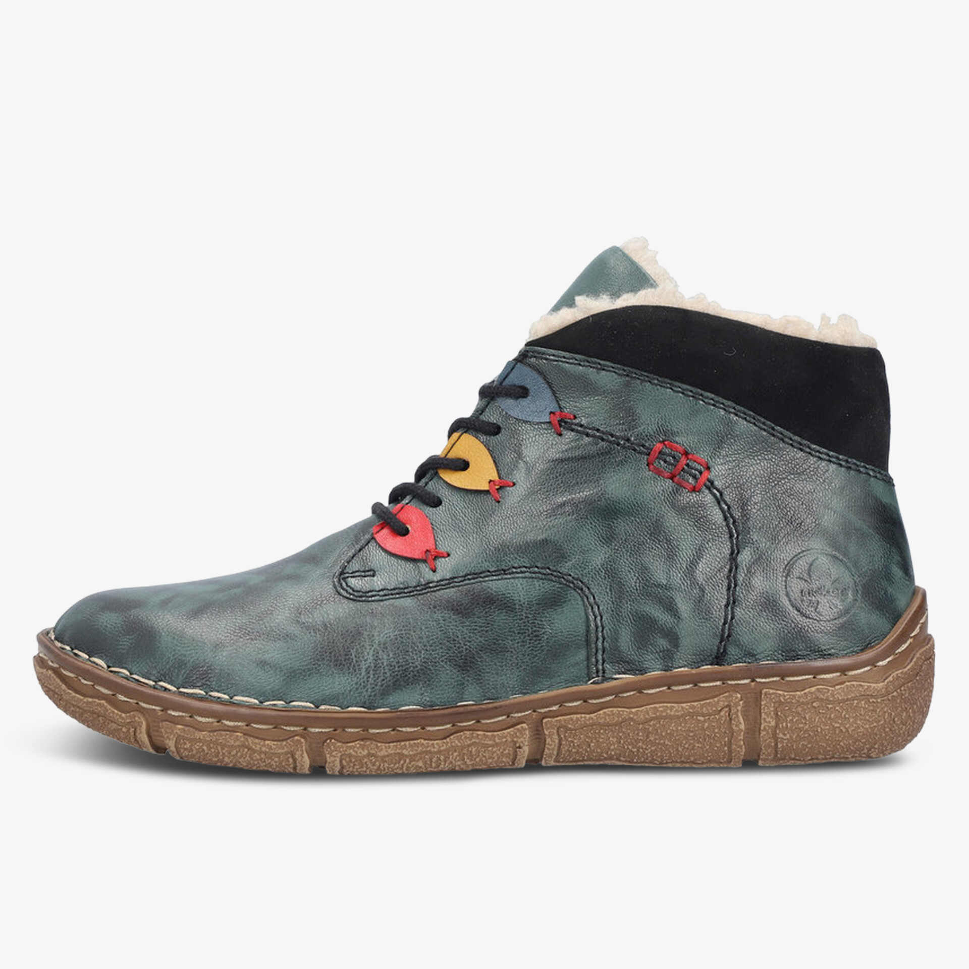 rieker Damen Stiefeletten grün
