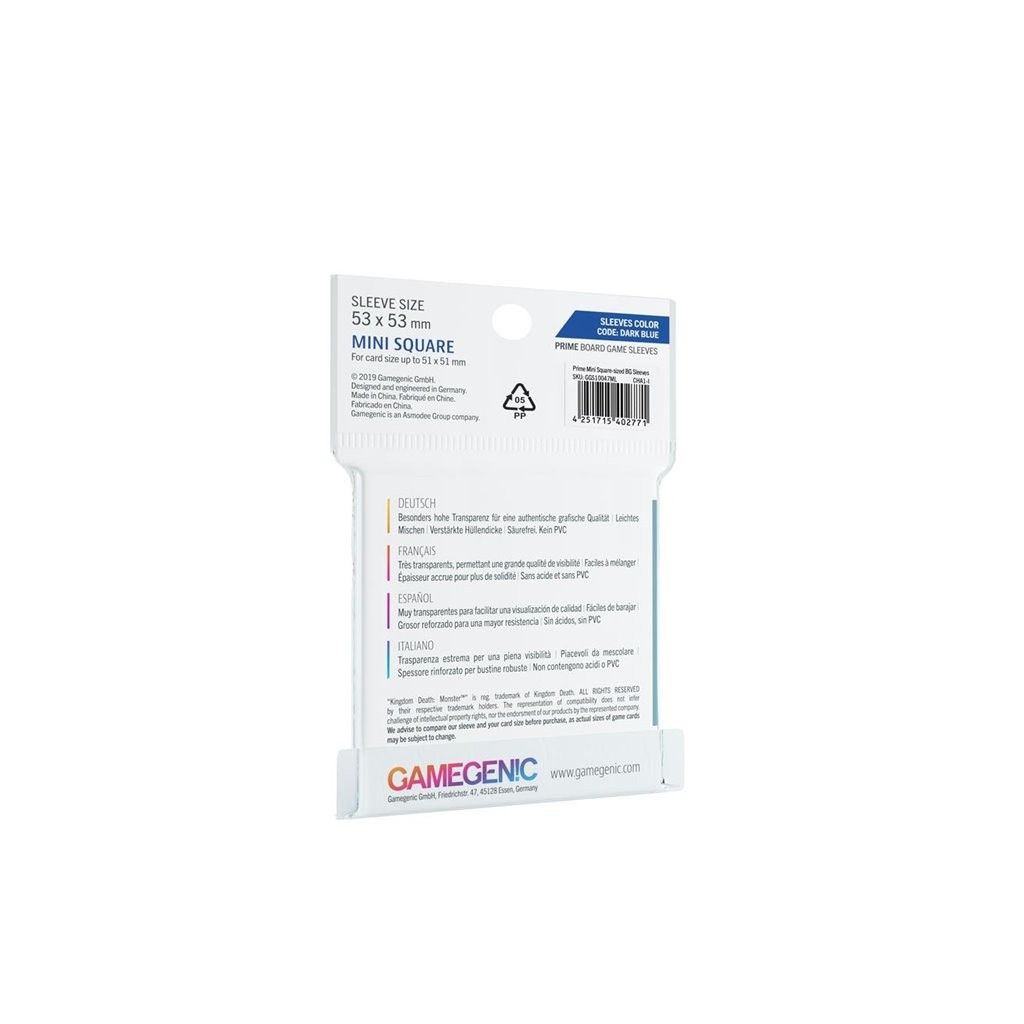 Gamegenic - 50 Prime Sleeves - 53x53