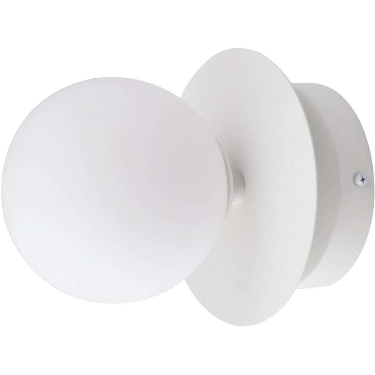 Art Deco IP44 vegglampe/plafond, hvit