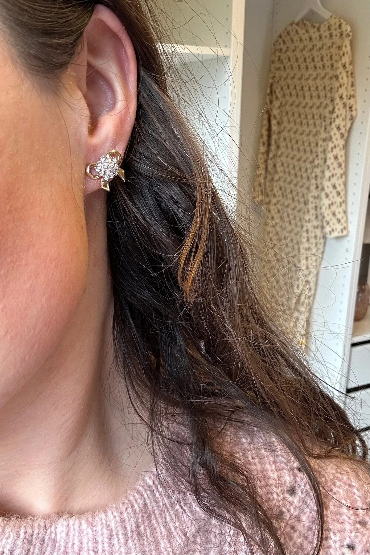 Mellow Moon Earrings 1 forgyldet