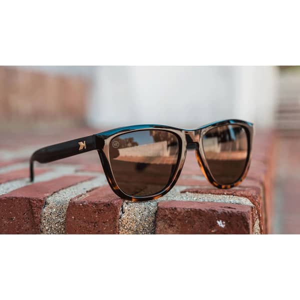 Lunette de soleil lifestyle KNOCKAROUND PREMIUMS GLOSSY BLACK AND TORTOISE SHELL FADE/AMBER