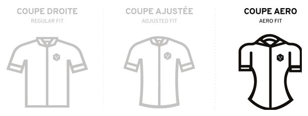 Maillot Manches Courtes LeBram Grand Ballon Rouge Coupe Aéro