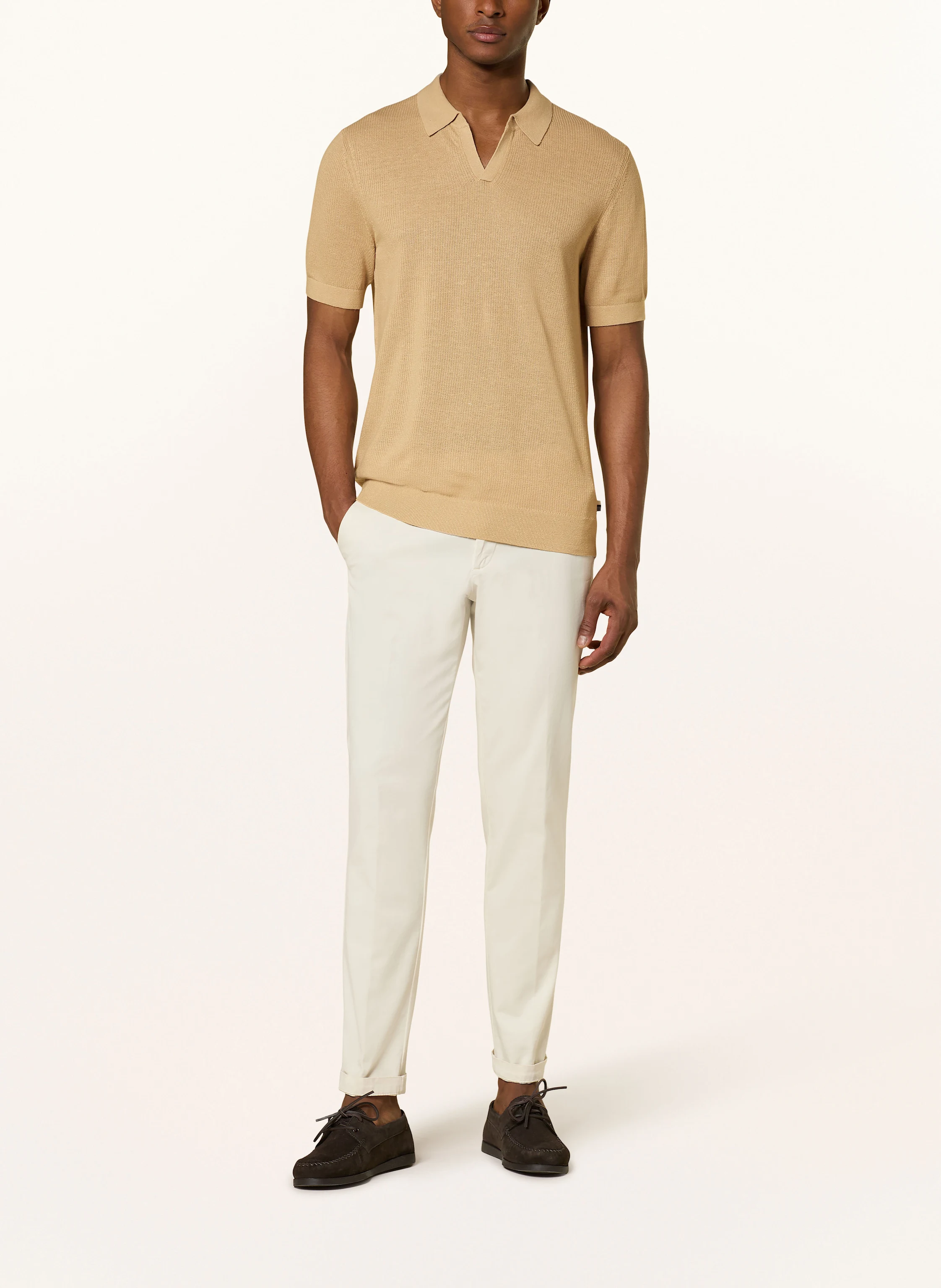 OLYMP Strick-Poloshirt Casual comfort fit