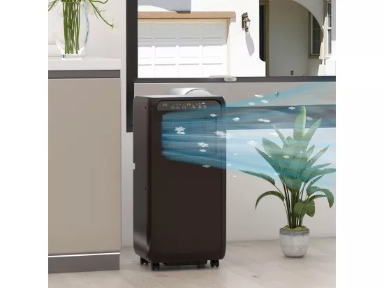 Climatiseur Mobile 3 EN 1, 9000BTU, avec Minuterie, Affichage LED et télécommande, Refroidissement, Ventilateur, Déshumidificateur