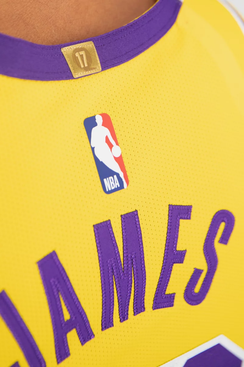 Nike Los Angeles Lakers Icon Edition LeBron James Herren Basketballtrikot