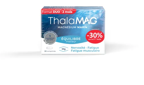 Thalamag Magnésium Marin Équilibre Intérieur - Lot de 2 x 30 Comprimés