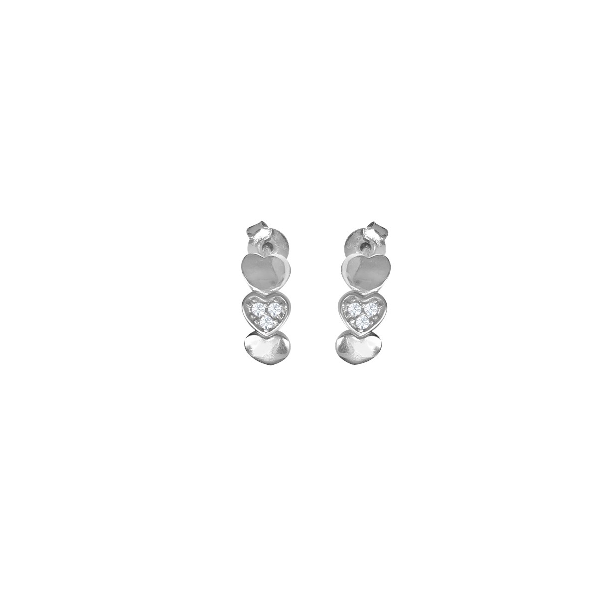 Boucles d'oreilles argent 925 oxyde