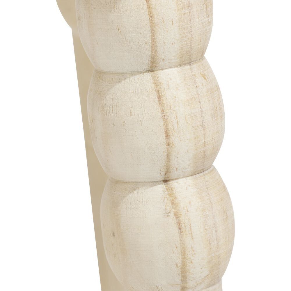 Bout de canapé Léo bois coloris naturel Ø34xH35cm
