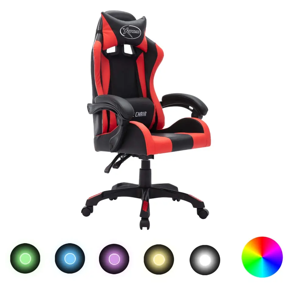 vidaXL - Kantoorstoel - Multikleur - Kunstleer