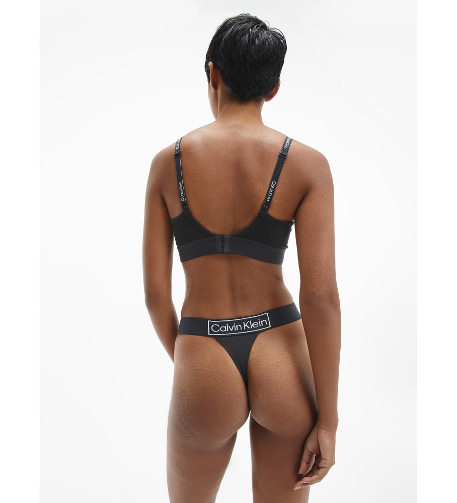Sutiã Calvin Klein Reimagined Heritage Logo preto