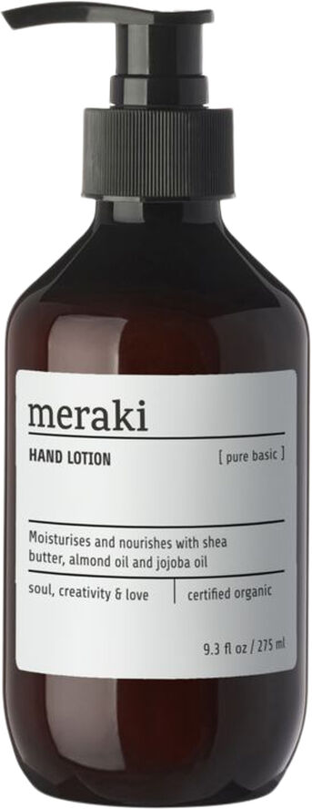 Meraki Hand lotion, Pure basic