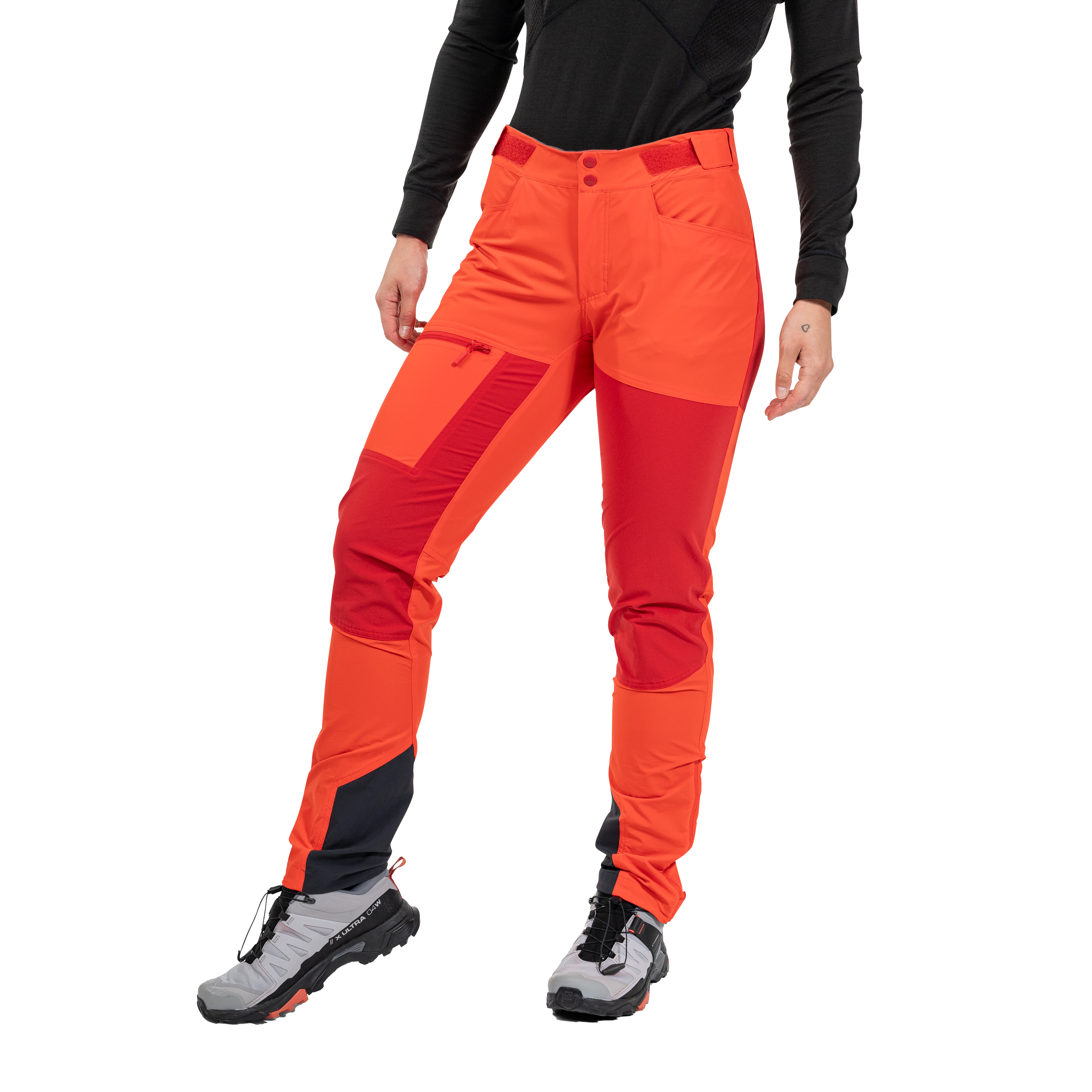 Cecilie Mountain Softshell Pants Energy Red