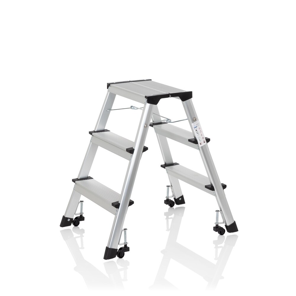 Klappleiter SOLID IV Aluminium hjh OFFICE