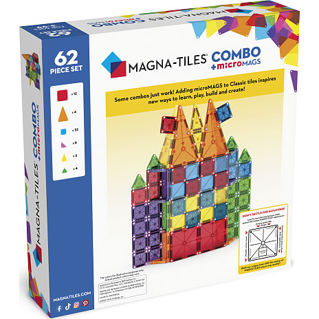 Magna-Tiles micromags kombi - 62-dele