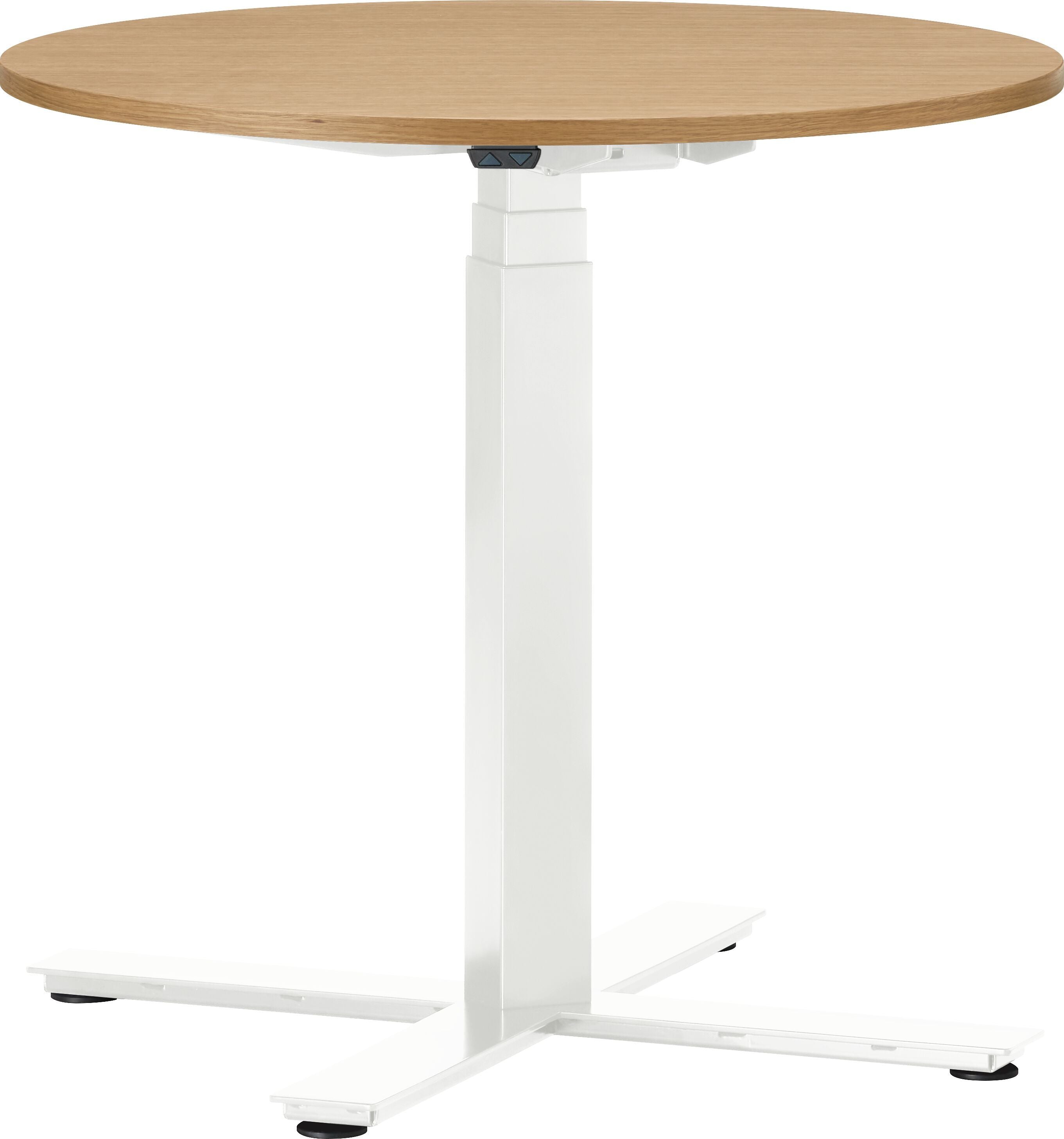 FLEXCUBE Besprechungstisch höhenverstellbar - Eiche / H: 62.5 cm