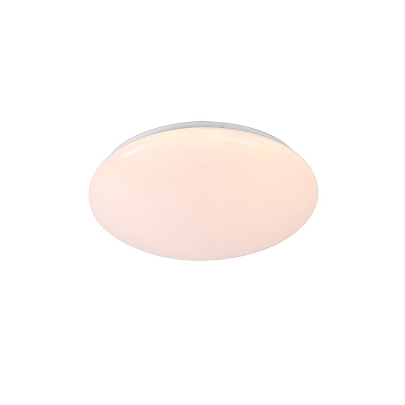Plafondlamp wit 33 cm incl. LED en dimmer met afstandsbediening - Iene