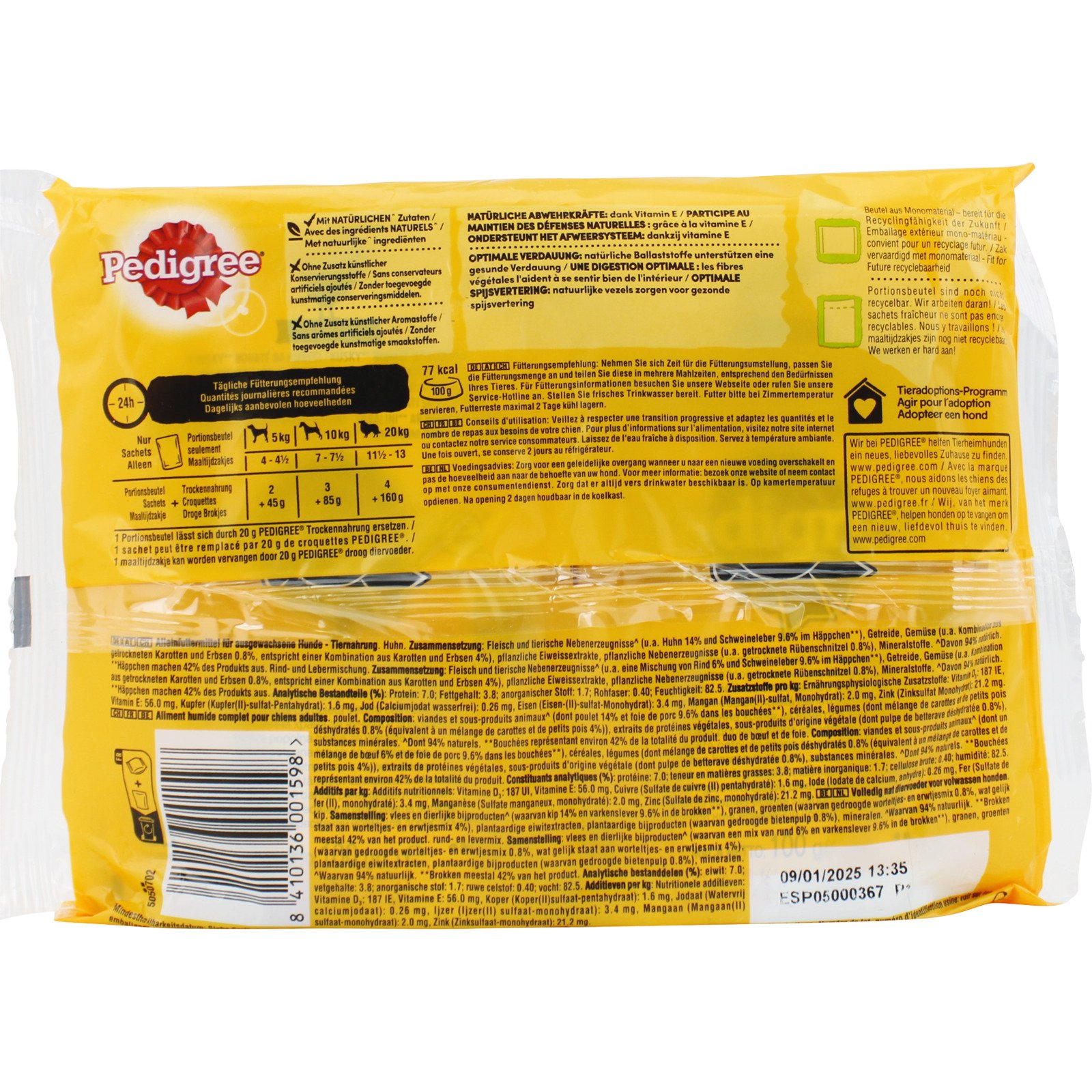 Pedigree Gemischte Selektion Sauce 4 x 100 g