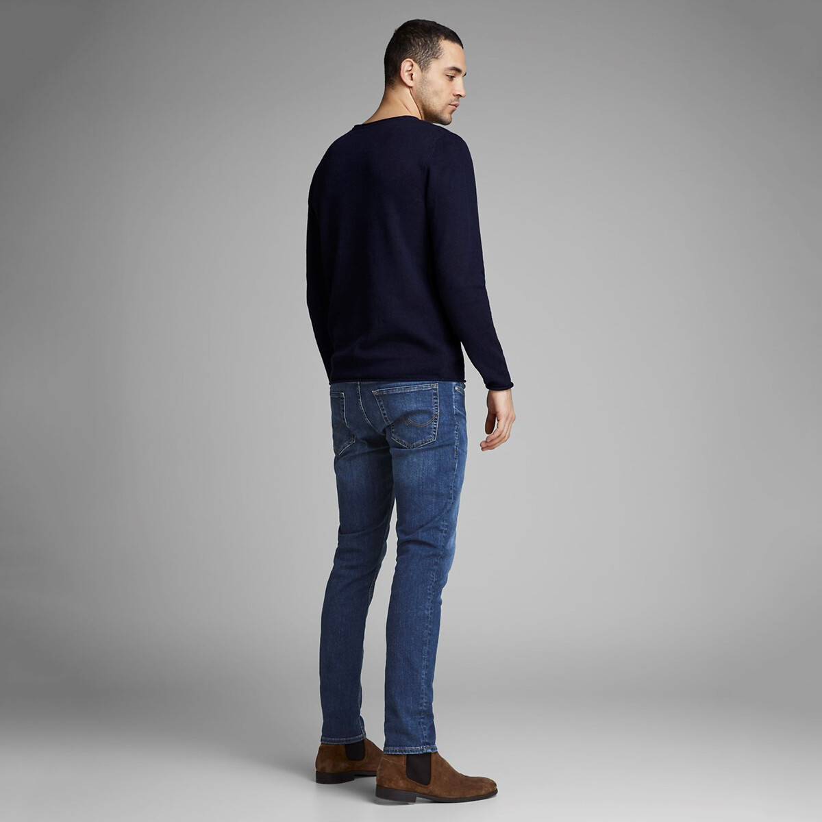 JACK & JONES<br>Calça jeans slim stretch Jjiglenn