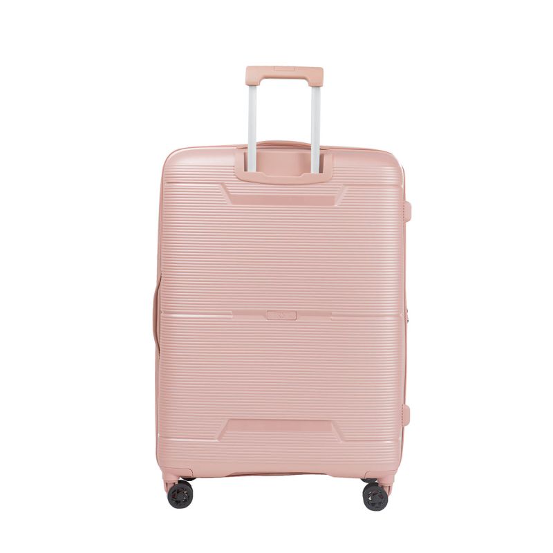 Lot de 3 valises extensibles Haree 55, 67 et 76.5 cm Pearly pink