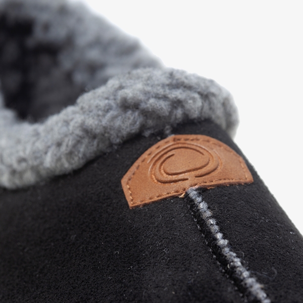 Thu!s gevoerde dames pantoffels zwart