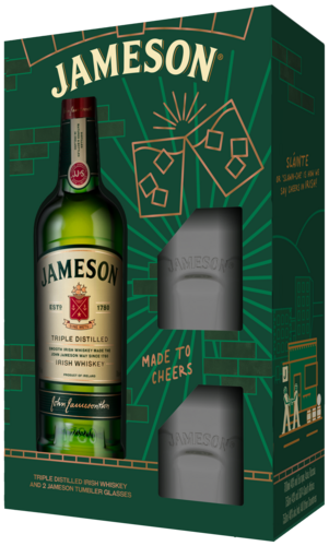 Jameson Cadeaupakket met 2 glazen